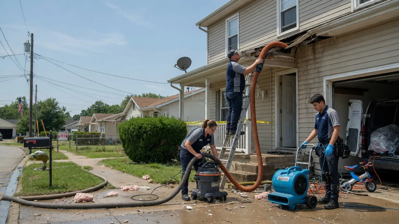Water Damage Restoration in Hutchinson, PA near me
